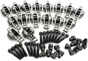 GM LS1 S/S Rocker Arm M8 Stud 1.7 Ratio Cathedral Roller LS2 Stainless AF95-1235 - Aeroflow