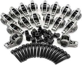 GM LS3 S/S Rocker Arm M8 Stud 1.7 Ratio Rectangle Roller LS2 Stainless AF95-1236 - Aeroflow