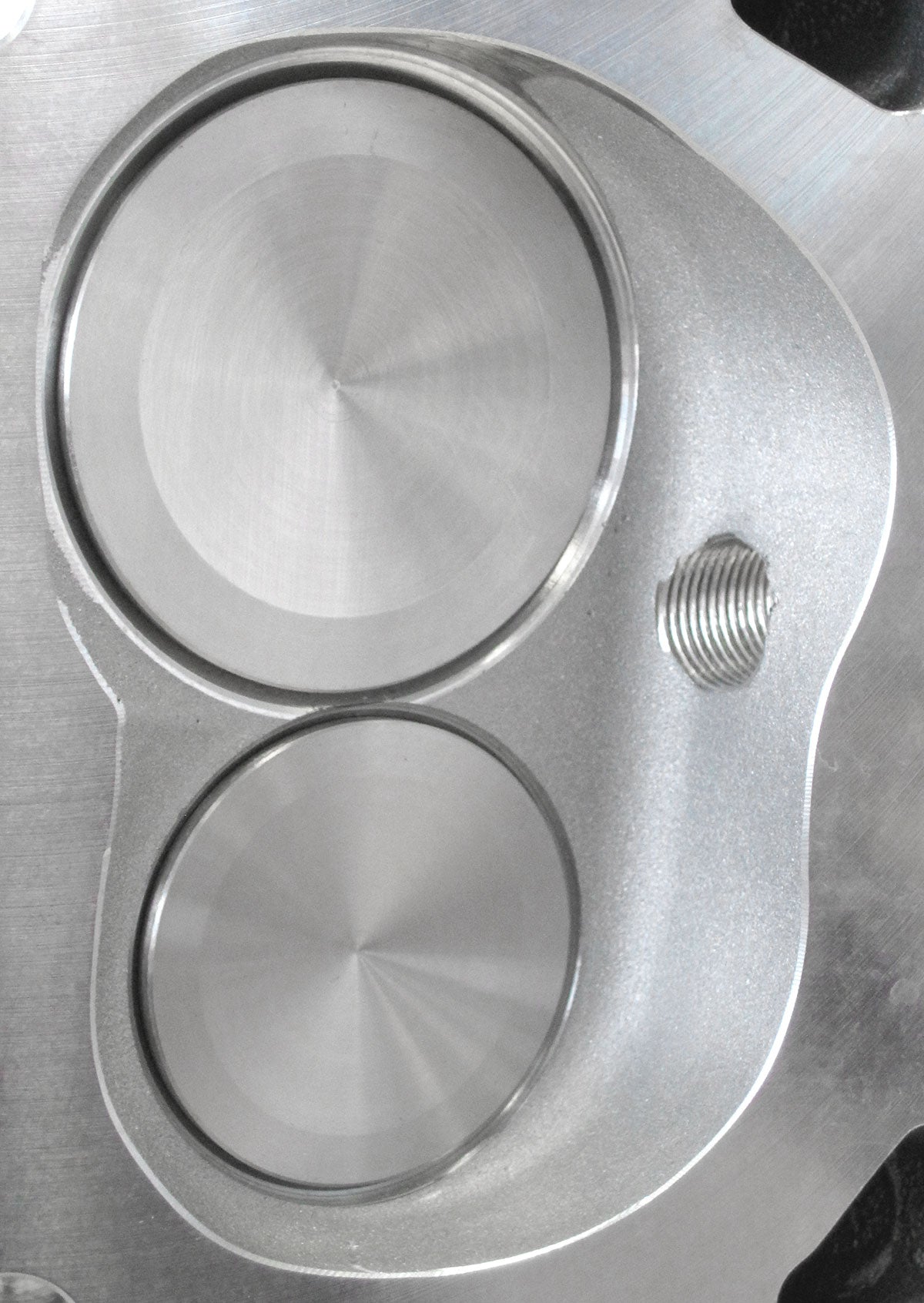 SBC 350 400 *Pair* Assemb. S/P Alloy Cylinder Heads 180cc AF95-2327 - Aeroflow