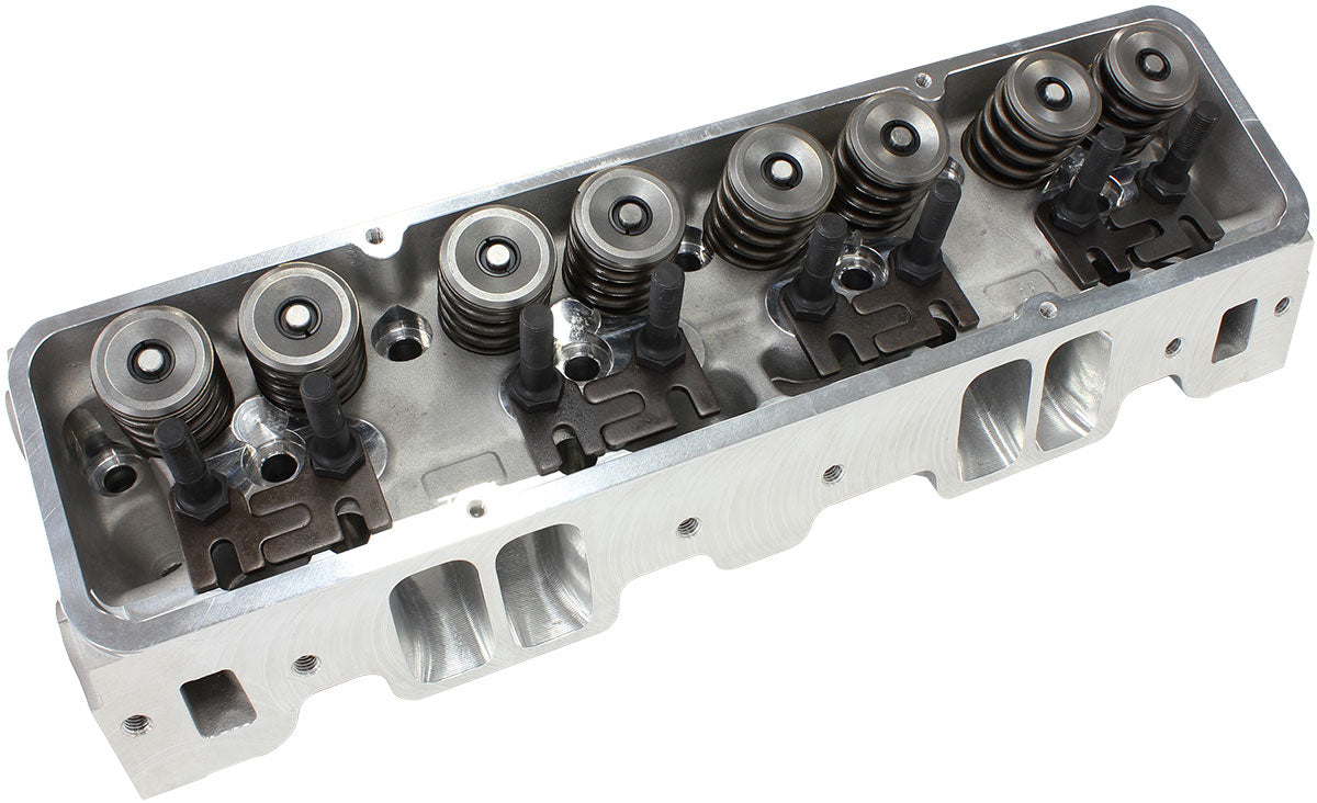 SBC CNC 350 400 *Pair* Assemb.S/P Alloy Cylinder Heads 213cc AF95-2401 - Aeroflow