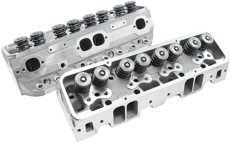 SBC 220cc Aluminium Heads 75cc, 2.10"/1.60" Valves, Pair AF95-2402 - Aeroflow