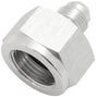 Female Reducer -6AN To -4AN Silver Reducer Female To Male AF950-06-04S - Aeroflow