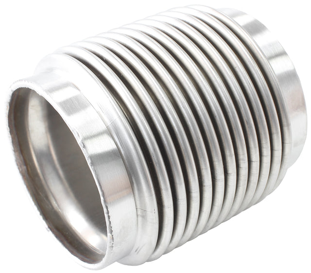 2-1/4" I.D Exhaust Flex Pipe Joint 4" Long 304 S/S Steel AF9500-2250 - Aeroflow