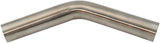304 S/S Bend 45 Deg 1-5/8" O.D 1.5mm (.059") 150mm / 6" Leg AF9502-1625 - Aeroflow