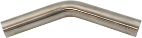 304 S/S Bend 45 Deg 1-5/8" O.D 1.5mm (.059") 150mm / 6" Leg AF9502-1625 - Aeroflow