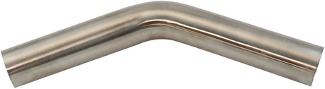 304 S/S Bend 45 Deg 1-3/4" O.D 1.5mm (.059") 150mm / 6" Leg AF9502-1750 - Aeroflow