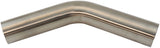 304 S/S Bend 45 Deg 2-1/8" O.D 1.5mm (.059") 150mm / 6" Leg AF9502-2012 - Aeroflow