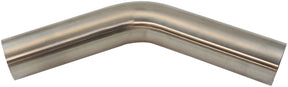 304 S/S Bend 45 Deg 2-1/2" O.D 1.5mm (.059") 150mm / 6" Leg AF9502-2500 - Aeroflow