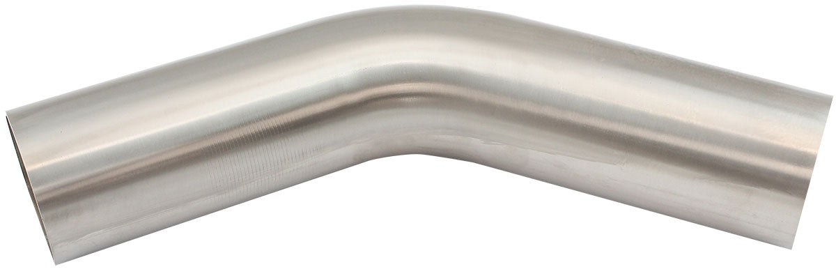 304 S/S Bend 45 Deg 3" O.D 1.5mm (.059") 150mm / 6" Leg AF9502-3000 - Aeroflow