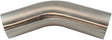 304 S/S Bend 45 Deg 4" O.D 1.5mm (.059") 150mm / 6" Leg AF9502-4000 - Aeroflow