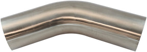 304 S/S Bend 45 Deg 4" O.D 1.5mm (.059") 150mm / 6" Leg AF9502-4000 - Aeroflow