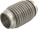 1-1/2" I.D Exhaust Mesh Flex Pipe Joint 4" Long 304 S/S Steel AF9512-1500 - Aeroflow