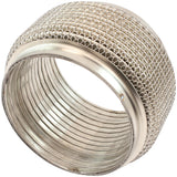 5" I.D Exhaust Mesh Flex Pipe Joint 4" Long 304 S/S Steel AF9512-5000 - Aeroflow