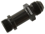 -8ORB To Male -8AN Extension Black 1.5" Long Extension AF953-08BLK - Aeroflow