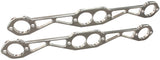 SBC Header Flanges Set 1-5/8" Round Port 1.63" Pair AF9551-1000 - Aeroflow