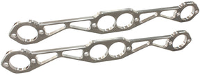 SBC Header Flanges Set 1-5/8" Round Port 1.63" Pair AF9551-1000 - Aeroflow
