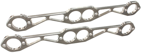 SBC Header Flanges Set 1-5/8" Round Port 1.63" Pair AF9551-1000 - Aeroflow