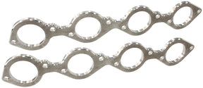 BBC Header Flanges Set 2-1/4" Round Port 2.25" Port Pair AF9551-1003 - Aeroflow