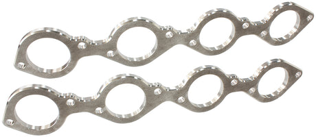 BBC Header Flanges Set 2-1/4" Round Port 2.25" Port Pair AF9551-1003 - Aeroflow