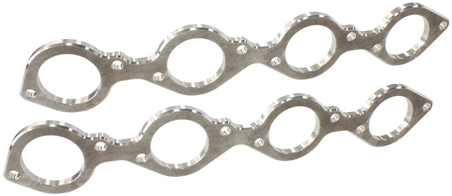 BBC Header Flanges Set 2-1/4" Round Port 2.25" Port Pair AF9551-1003 - Aeroflow