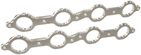 LS Chev Header Flanges 1-3/4" Round Port 1.75" Port Pair AF9551-1005 - Aeroflow