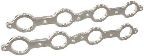 LS Chev Header Flanges 1-3/4" Round Port 1.75" Port Pair AF9551-1005 - Aeroflow