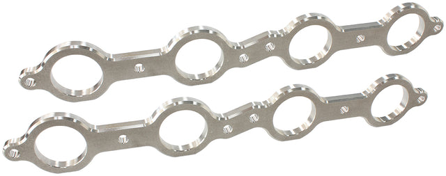 LS Chev Header Flanges 1-3/4" Round Port 1.75" Port Pair AF9551-1005 - Aeroflow