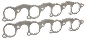 Ford 302-351C Header Flanges 2" Oval Port Edelbrock Pair AF9551-1009 - Aeroflow