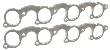 Ford 302-351C Header Flanges 2" Oval Port Edelbrock Pair AF9551-1009 - Aeroflow