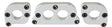 SBC Aluminium Adapter Kit Use Large Pipe - Std Pattern Head AF9551-1011 - Aeroflow