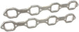Ford 289-351W Header Flanges 1-3/4" Square Port Pair Vic Jr AF9551-1013 - Aeroflow