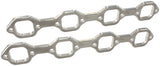 Ford 289-351W Header Flanges 1-3/4" Square Port Pair Vic Jr AF9551-1013 - Aeroflow