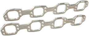 Ford 289-351W Header Flanges 1-7/8" Square Port Pair Vic Jr AF9551-1014 - Aeroflow