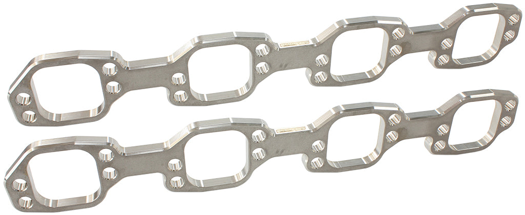 Ford 289-351W Header Flanges 2" Square Port, Victor Jr Pair AF9551-1015 - Aeroflow