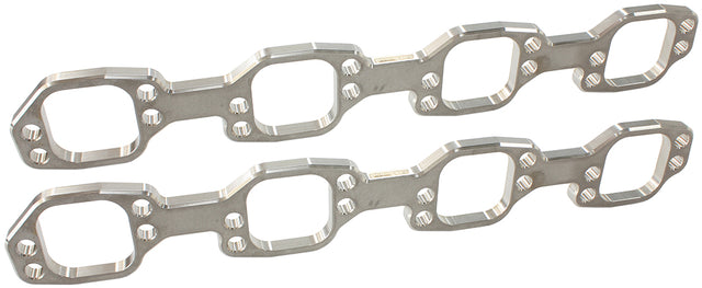 Ford 289-351W Header Flanges 2" Square Port, Victor Jr Pair AF9551-1015 - Aeroflow
