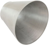 304 Transition Cone 2.5-5" Stainless Steel 4" Length AF9588-2550 - Aeroflow