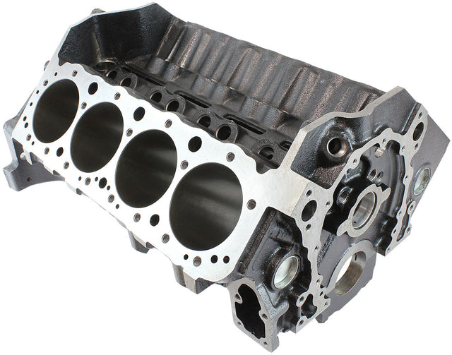 SBC Bare Engine Block 4.125" Bore 9.02 Deck Main Bear 350 AF96-1002 - Aeroflow