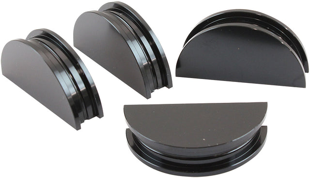 Subaru Half Moon Billet 4 Pack Black EJ20 EJ25 Wrx Sti Libert AF96-9070 - Aeroflow