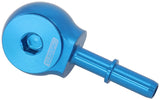Slimline -6ORB To 5/16" EFI Push On 90 Deg Tight Radius Blue AF969-05-06 - Aeroflow