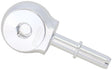 Slimline -10ORB To 3/8" EFI Push On 90 Deg Tight Radius Silver - AF969-06-10 AF969-06-10S - Aeroflow