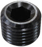 3/8" NPT Port Plug Steel Black Coated AF979-06BLK - Aeroflow