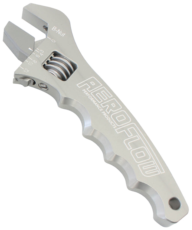 Adjustable Wrench Grip Spanner Silver -3AN To -12AN AF98-2003S - Aeroflow