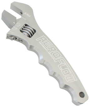 Adjustable Wrench Grip Spanner Silver -3AN To -12AN AF98-2003S - Aeroflow