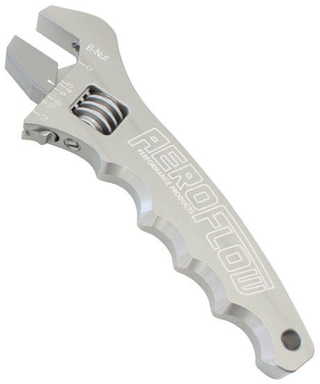 Adjustable Wrench Grip Spanner Silver -3AN To -12AN AF98-2003S - Aeroflow