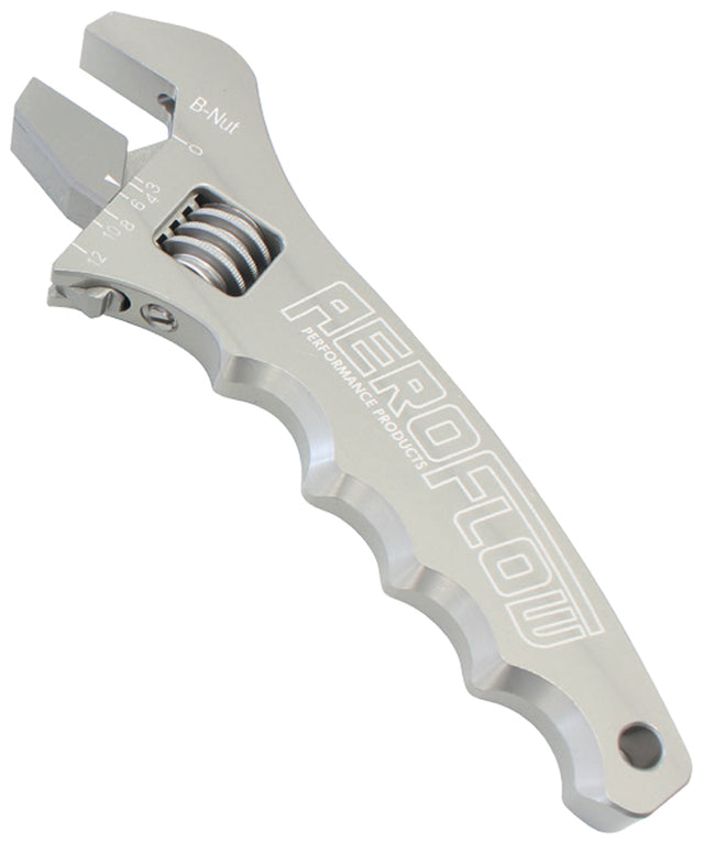 Adjustable Wrench Grip Spanner Silver -3AN To -12AN AF98-2003S - Aeroflow