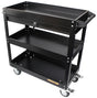 Workshop Trolley 3 Tier With Lockable Drawer. Tool Tray AF98-2032 - Aeroflow