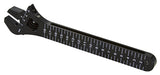 Adjustable Spanner Wheelie Black Large For Up To -12 Bnut AF98-2038BLK - Aeroflow