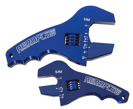 Adjustable Wrench Grip SPANNER1 x Small & 1 x Large Shorty AF98-2039 - Aeroflow
