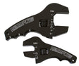 Adjustable Wrench Grip SPANNER1 x Small & 1 x Large Shorty AF98-2039BLK - Aeroflow