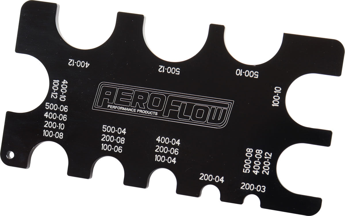 Braided Hose Gauge Tool Guide AN -3 To -20 AF98-2142 - Aeroflow